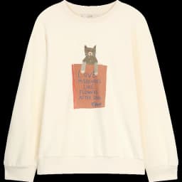 ELFSACK Women's Sweatshirt with Graphic and Slogan Print, Everyday Outdoor Top