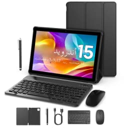 Latest Global Version Android 15 Tablet, 10-inch Tablet, Quad-core Processor, 1280*800 Resolution, 12 (3+9) GB RAM, 64GB Storage