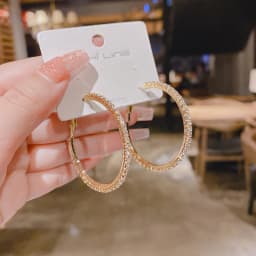 2022 New Trendy Simple Multiple Hoop Earrings For Woman Girls Geometric Irregular Fashion Earrings Party Jewelry