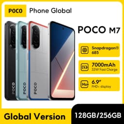 POCO M7 Global Version Snapdragon 685 Smartphone 6.9" 144Hz FHD+ DotDisplay 50MP Camera 7000mAh Battery 33W Fast Charging NFC