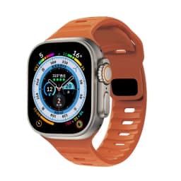 Silicone Strap For Apple Watch ultra Band 49mm 46mm 44mm 45mm 42mm 41mm 40mm sport correa bracelet iwatch Series 9 10 7 6 5 se 8