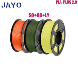 JAYO PETG/PLA Plus 2.0 3D Printer Filament 3 Rolls No Bubbles Smooth Multiple Colors 3D Filament Fit For FDM Printers 1 Roll/1.1
