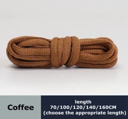 Durable Oval Polyester Flat Shoe Lace Semicircle Sports Shoelaces Classic Casual Boots Shoestrings for Adult Unisex