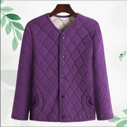 Thickened down Cotton Jacket Winter Clothes Soft Comfortable Outerwear Women's Coat Warm Cold Proof Grandma Little Coat