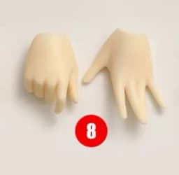 BJD Hands 1/4 Applies To The Hand Shape of The Minifee Resin Ball Jointed Doll Accessories Figures Toy