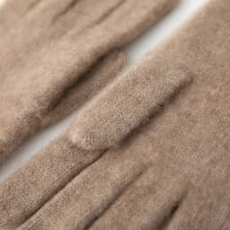 High-Quality Pure Cashmere Five-Finger Gloves Solid Color Long Warm Gloves For Men/Women Winter Outdoor Knitted Mittens Unisex