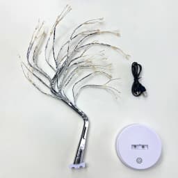36/108LEDs Tabletop Tree Lamp, LED Atmosphere Night Lights, USB or AA Battery Lighting, for Camping Bedroom Holiday Party Decor
