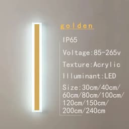 Waterproof, Wall, LED, Outdoor, IP65, Modern Style, Garden, Landscape Light, Villa, Light, Power Supply 85-265V, Adjustable