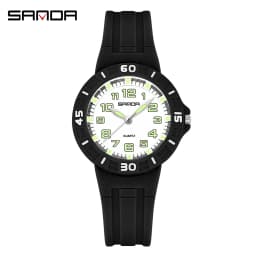 SANDA 6386 Student Quartz Watch 50m Waterproof Luminous Durable Sports Watch for Men and Women Simple and Elegant