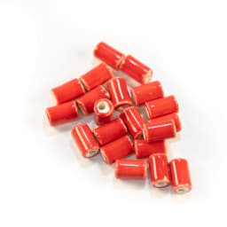 10mm 20pcs Small Tube Pure Color Ceramic Beads Handmade Jewelry Making Supplies Bulk Wholesale Necklace Joias Diy #XN336-1