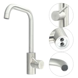 Kitchen Faucet 304 Stainless Steel Single Handle Sink Faucet Tap Cold And Hot Mixer Tap Purifier Direct Drinking Tap