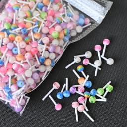 50pcs Gradient Gummy Bear Nail Art Charms Y2K Kawaii Bear Resin Design Nail Rhinestones DIY Cartoon Soft Candy Nail Accessories