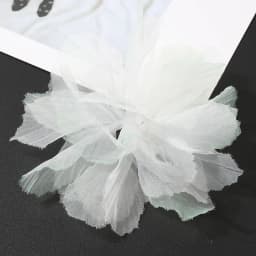 5PC 3D Organza Artificial Flowers Head For Home Wedding Decoration Gradient Bridal Headwear DIY Clothing Making Hair Accessories