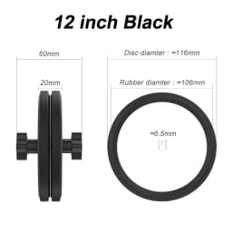 LP 7-12 Inch Vinyl Record Label Saver Cleaning Care Clamp Waterproof Protector with Handles