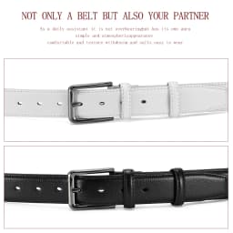 Men Belts High Quality Genuine Leather LONG Large Pin Buckle Metal Automatic Buckle Male Belts Strap Mal 105cm 125cm Size