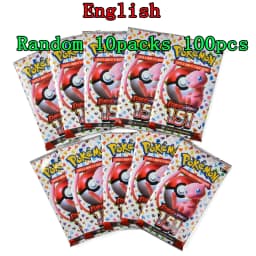 Pokem Card 360Pcs Prismatic Evolutions PHANTASMAL FLAMES Scarlet Violet 151 Black Bolt English Booster Battle Transaction Card