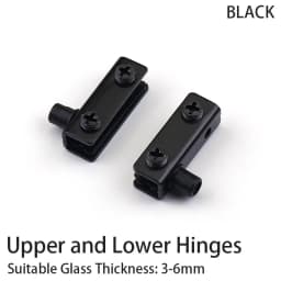 Free Opening Hinge Up and Down Shaft Hinge Glass Hardware Fittings Furniture Cabinet Door Single Double Door Glass Hinge