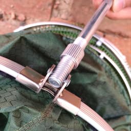 Stainless Steel Fish Net Fish Trap Fish Mouth Protection Cloth Live Fishing Cage Basket Outdoor Carp Fishing Tools