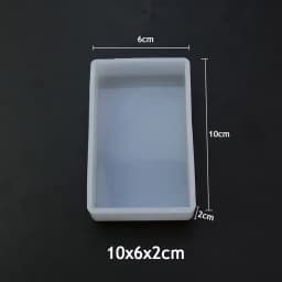 JCD Cuboid Cube Resin Mold Crystal Epoxy Silicone Mold Diy Candle Mold Square Rectangular Casting Tools Accessories