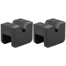 Car Jack Rubber Pad Car Slotted Lift Jack Stand Rubber Pads Universal Repair Tools Frame Protector Adapter Jacking Tools 1/2PCS