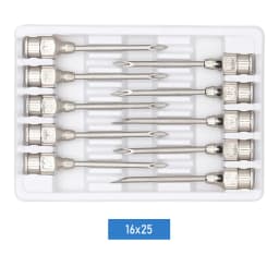 10Pcs Stainless Steel Veterinary Needle Syringe Needle Dispensing Needles Laboratory Sampling Needle Livestock Accessories