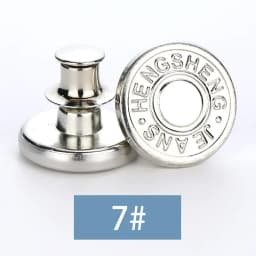 5/10/20Pcs Button Pins for Loose Jeans No Sew Instant Replacement Snap Tack Pant Button Adjustable Metal Pants Button Tightener