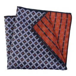 Pocket Square Silk Jacquard Woven Red Orange Handkerchief Fashion Men Suit Pocket Hanly Wedding Business Party Suit Set Handker