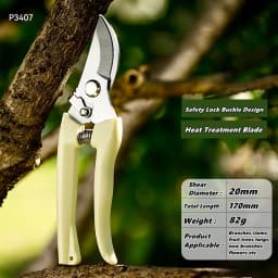 Labor-Saving Gardening Pruning Trees Cut Pruning Shears SK-5 Blade Scissors for Bonsai/Fruit Tree/Flowers/Branches Garden Pruner