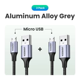 UGREEN Micro USB Cable 3A Nylon Fast Charge USB Data Cable for Samsung Xiaomi LG Tablet Android Mobile Phone USB Charging Cord