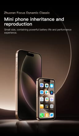 ONEMYTH M17 Pro Mini Smartphone 2026, 4.0" HD Full Screen 4G LTE , Android 12 Small Cell Phone, Dual SIM Standby, Pocket Size