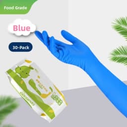 Disposable Nitrile Rubber Thiened Long Gloves for Rice Paddy Planting Labor Protection Summer Work Farming Special Use Gloves
