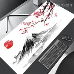 Japanese Cherry Blossoms Mouse Pad Gaming XL New Large Mousepad Sakura XXL MousePads Anti Slip Carpet Mice Pad Desktop Mousepads
