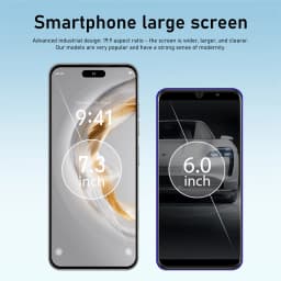 2026 HOT i17 Pro Max Original 7.0HD 15 Global Edition Android Smart Dual Recognition Card 8000mAh Battery Facial Function SS1