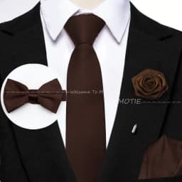 Hot Sale Burgundy Pink Necktie Set Include Polyester Bowtie Cufflink Floral Brooch For Groom Suit Wedding Cravat Shirt Accessory