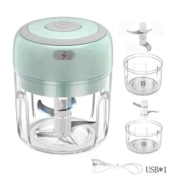 250ML Electric Mini Food Processor Wireless USB Rechargeable Garlic Chopper Portable Vegetable Onion Mincer Meat Grinder Gadget