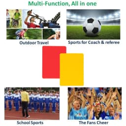 PVC Soccer Referee Cards Set, Red and Yellow Penalty Cards, Football Match Training Tool, Sports Supplies 7x11cm 2 Pcs 4 Pcs 8Pc