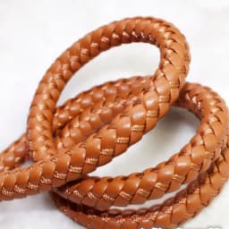 REGELIN 2 meters 8mm Round Braided PU Leather Bracelet Findings PU Leather Cord String Rope DIY Necklace Bracelet Making