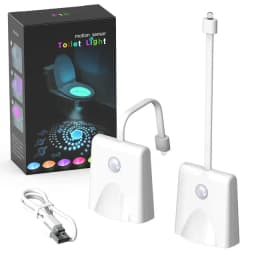 Toilet Night Light Motion Sensor Light Toilet LED Light 7Color Rechargeable LED Night Lamp For Bathroom Washroom Decoration