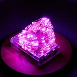 Battery Box 10/5/2/1M LED Silver Wire String Lights Fairy Garland Light for Christmas Wedding Party Home Holiday Room Decoration