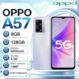 2026 NEW OPPO A57 5G 6.56" 90Hz Screen Large Storage Smartphone 8+128GB 13MP AI Camera 5000mAh Big Battery Type-C Dual SIM Phone