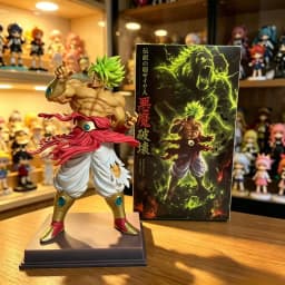 Dragon Ball Handmade Broken Circle Brolli GK Super Saiyan Statue Anime Trendy Play Desktop Model Pendulum