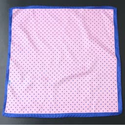 32cm Fashion Mens Oversized Polka Dot Pocket Square Elegant Silky Floral Navy Blue Handkerchief Wedding Tuxedo Accessories Hanky