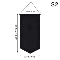 Badge Storage Display Clothe Hanging Wall Triangle Flag Brooch Board Large Brooch Storage Commemorative Box Pin Gift Collection