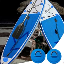 1/4Pcs Surfboard Dinghy Boat PVC Patch PVC D Rings Patch Deck Rigging Sup Board Round Ring Pad Kayaking Boat Surfing Accessories