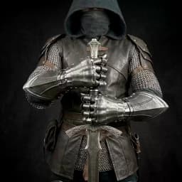 Knight 3D Printing Mechanical Long Gloves Armor Cyberpunk Cosplay Prop Handsome Gothic Retro Style Guards