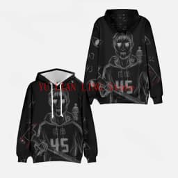 Afraid of Monsters 45 3D Print Oversized Women/Men Hoodie Sweatshirt Y2K Streetwear Hip Hop Long Sleeve Pullover Hooded Jacket