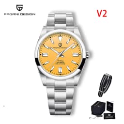 PAGANI DESIGN 2026 New Luxury Automatic Mechanical Men Watch Stainless Steel V2 Sapphire Crystal CS 20Bar Reloj Hombte