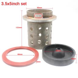 Jewelry Casting Flask Set Rubber Sprue Base Silicone Gasket for KAYA Cast Vacuum Machine