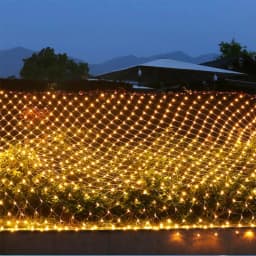 LED Net Curtain Light 110V 220V Fairy Lights Outdoor String Christmas Garlands Xmas Party Garden Wedding Decoration 3X2M 6X4M