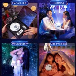 32 in 1 Star Galaxy Planetarium Projector Starry Sky Night Light with Bluetooth Music Star Projector Lamp for Kids Bedroom Decor